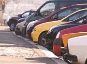 row of cars