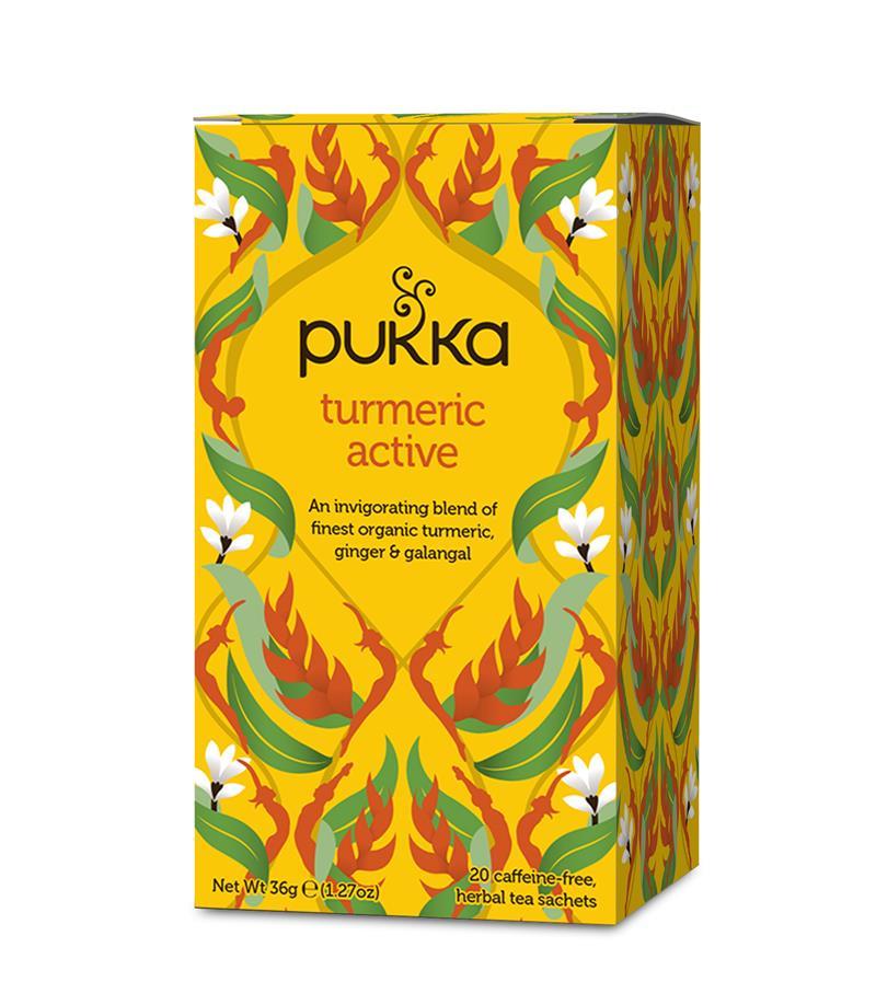 Pukka Herbs adds active flavour to turmeric tea range