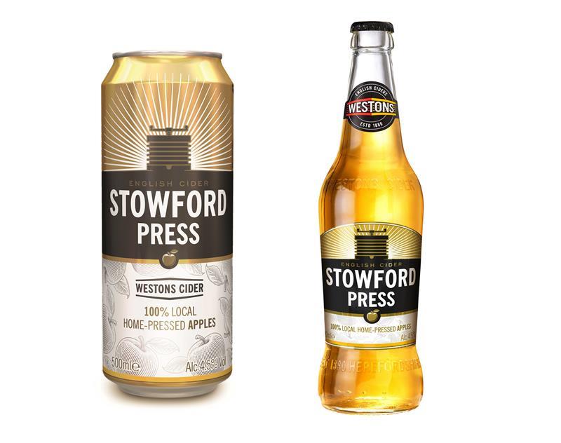 Westons Stowford Press Cider packaging refreshed