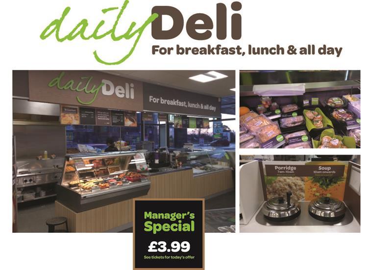 Spar trials new Daily Deli foodservice concept