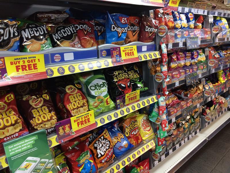 Snacks sales up for grabs