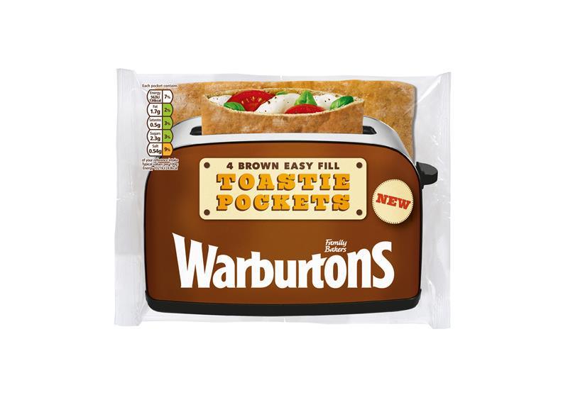 Warburtons Toastie Pockets pop up in bread aisles