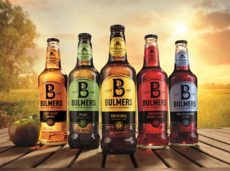 Bulmers relaunched with new bottle