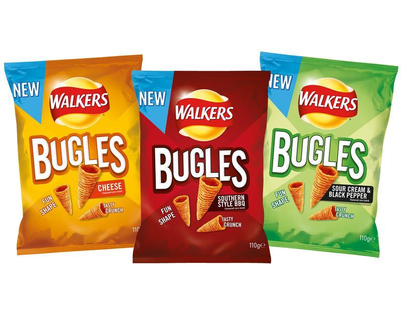 Walkers relaunches Bugles crisps in the UK