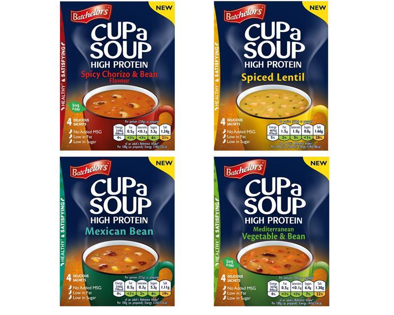 Batchelors Cup a Soup highprotein range
