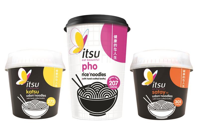 Itsu unveils healthy noodle pots and miso soups